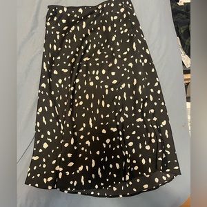 Polka dot slip skirt!